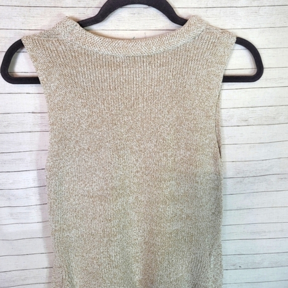 SHEIKE SLEEVELESS SWEATER TOP, SZ MEDIUM - Picture 9 of 9